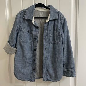 Gap Kids Lined Chambray